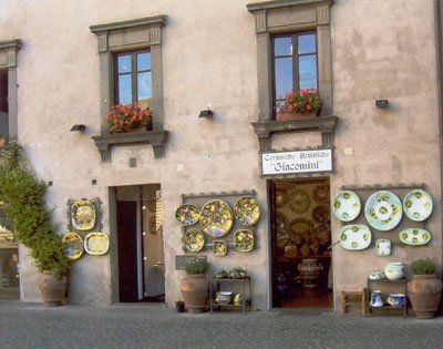 Orvieto-Ceramic Shop